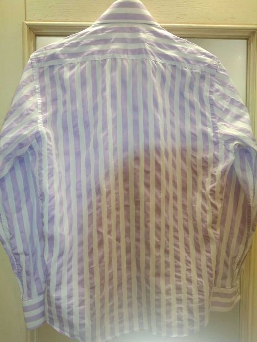Ricardo Ricco (Italy). Ну очень стильная мужская рубашка (L) + Burberry (XXL). очень английская рубашка бежевая