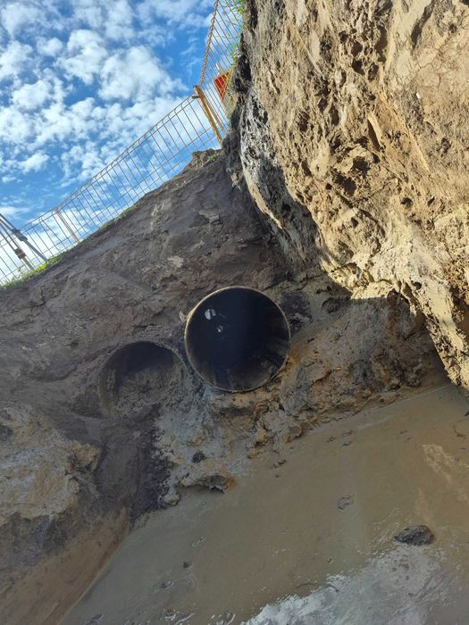 Przeciski, przepusty pod drogami, wbijanie rur stalowych do średnicy 1200mm
