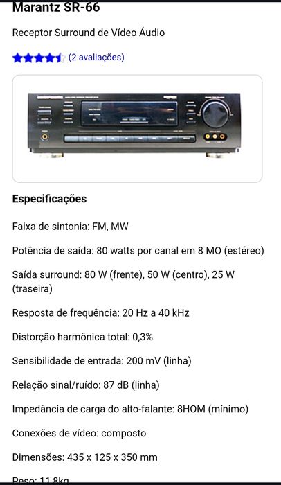 Marantz Receiver SR-66