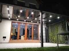 NEXHED Zadaszenie tarasu zadaszenie szklane dach tarasowy szklany dach