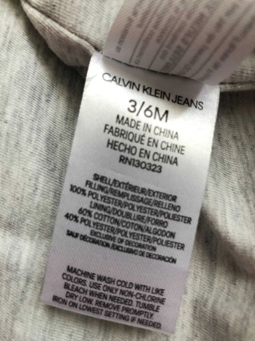 Дитячий комбінезон Calvin Klein Jeans, 3-6 міс