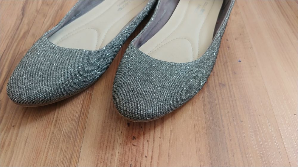 Baleriny srebrne 40