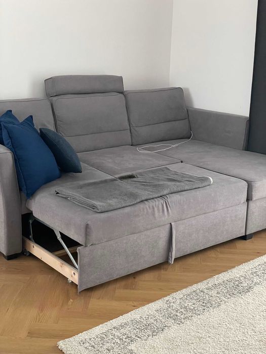 Narożnik Agata Meble 230cm Sofa szezlong