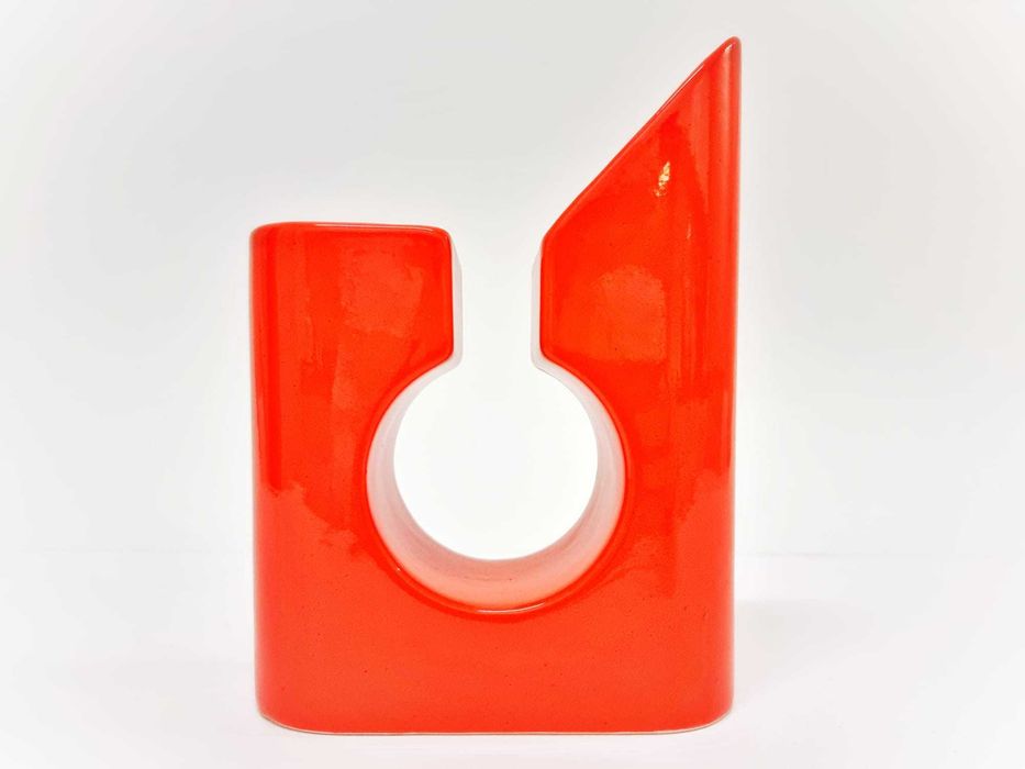 Vaso Cerâmica Space Age - Sele Arte, Italia anos 70