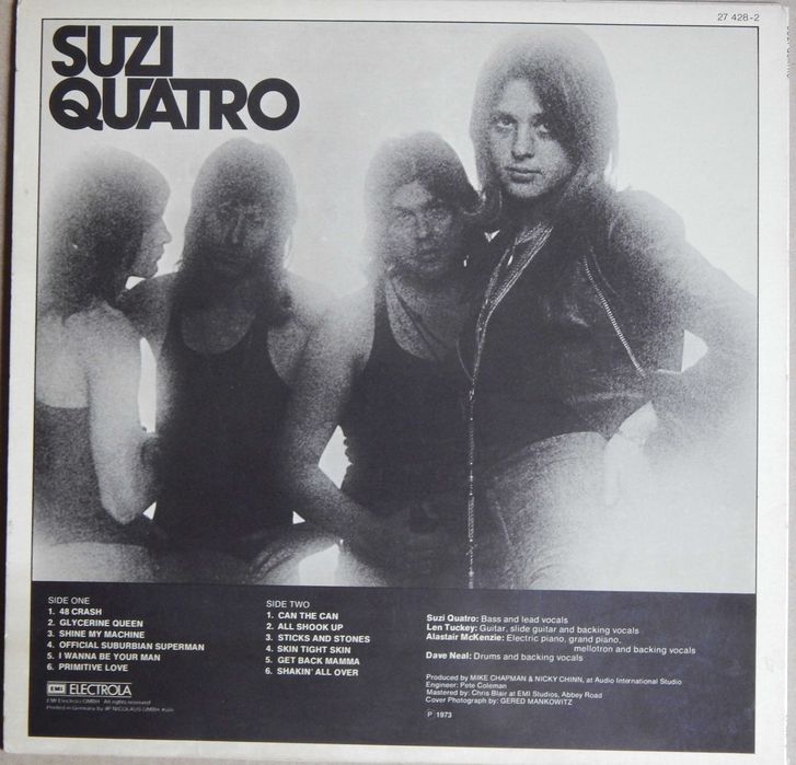 Suzi Quatro – Suzi Quatro (RAK – 27 428-2, Germany) NM-/EX+