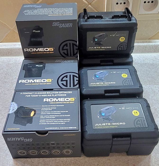 Коллиматорный прицел оригинал Sig Sauer Optics Romeo 5 (SOR52001)