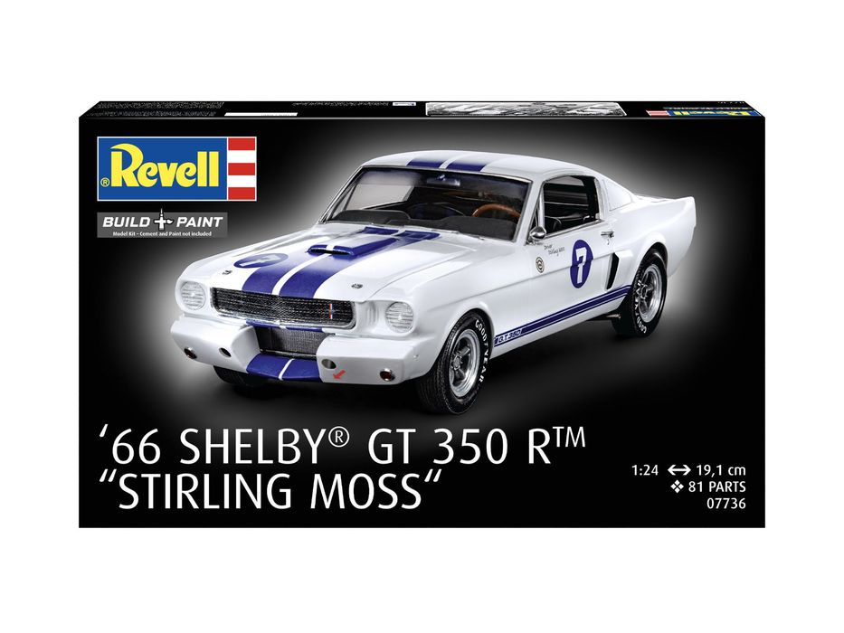 SAMOCHÓD 1/24 model do sklejania 1966 SHELBY GT S.MOSS Revell 07736