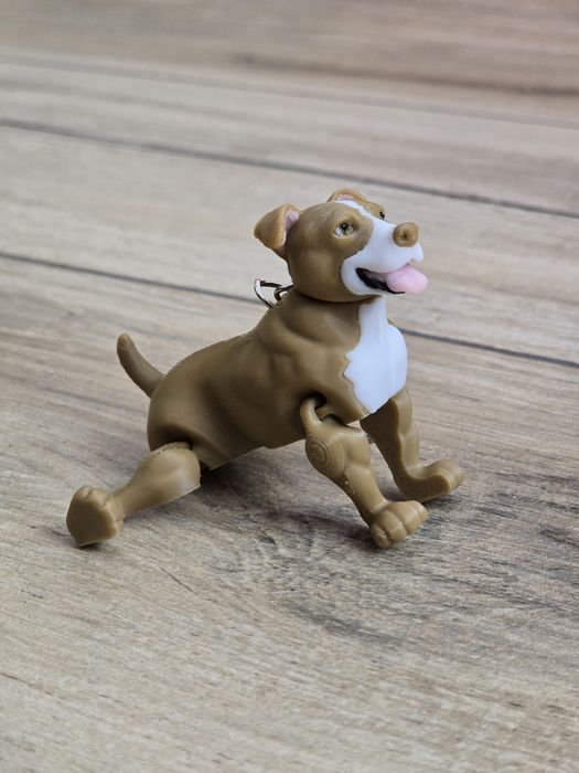 Breloczek Pitbull 3d - Brelok Druk3d fidget Keychain mixGadzet