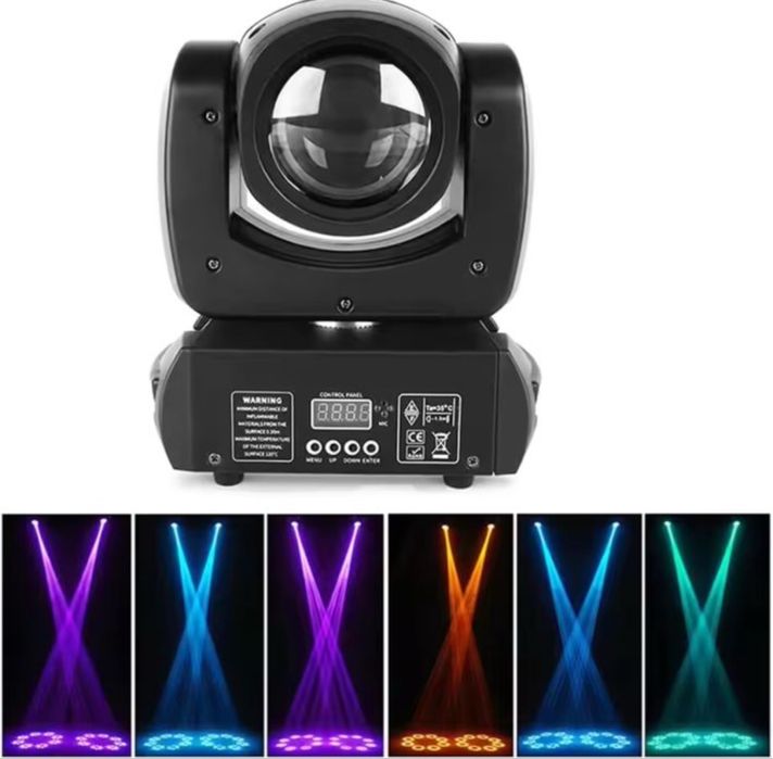 Dwie nowe głowy ruchome 150w beam gobo pryzma dmx auto sound