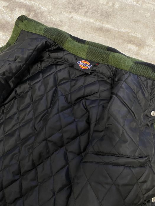 Куртка Dickies PORTLAND SHIRT зелена в клітинику тепла нова оригінал