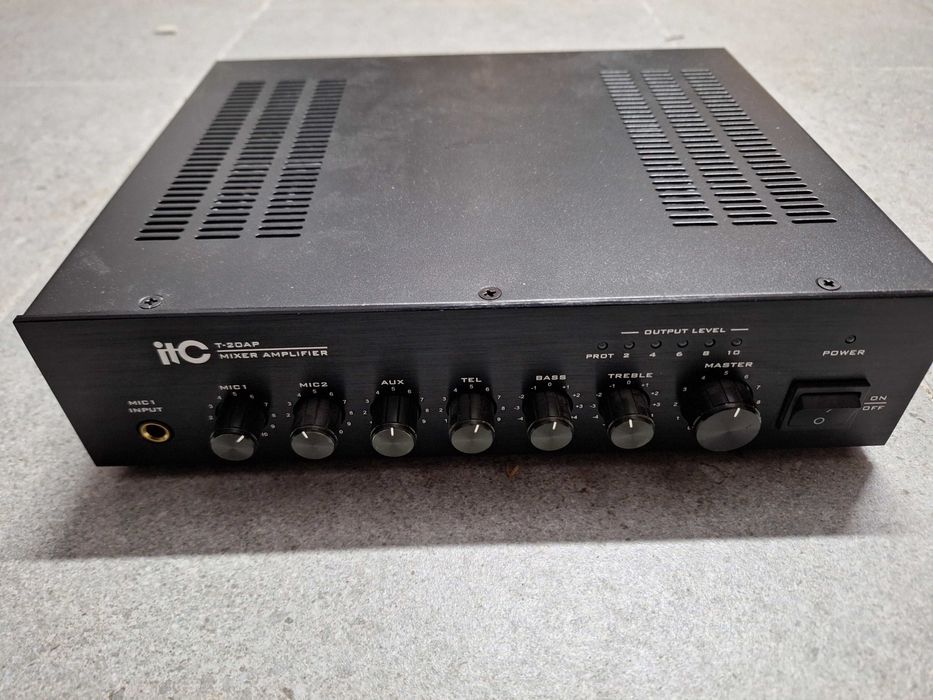 ITC Audio T-20AP 20W – wzmacniacz miksujący 100 V desktop
