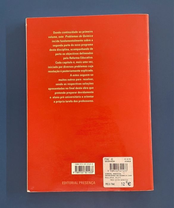 Livro Problemas de Química 12 ano, 2 volume