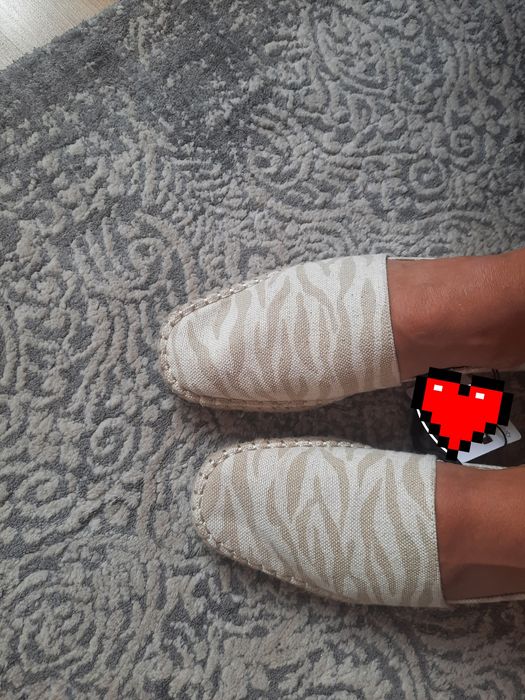 Damskie espadryle Zara 38 nowe Boho ecru słoma