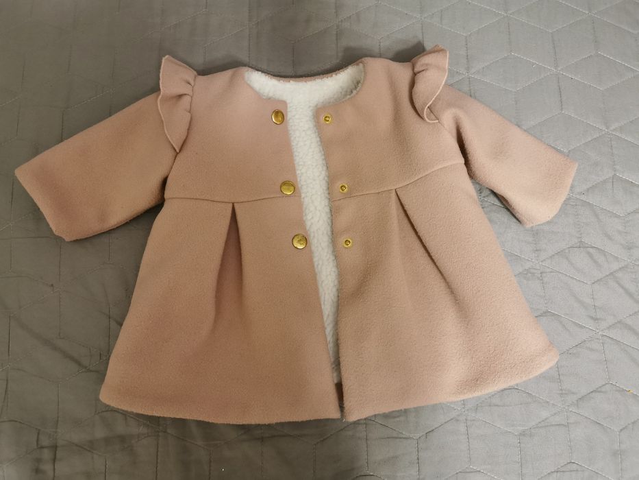 Płaszczyk różowy 68/74