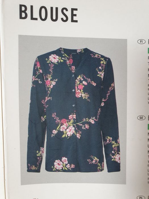 Koszula damska w kwiaty