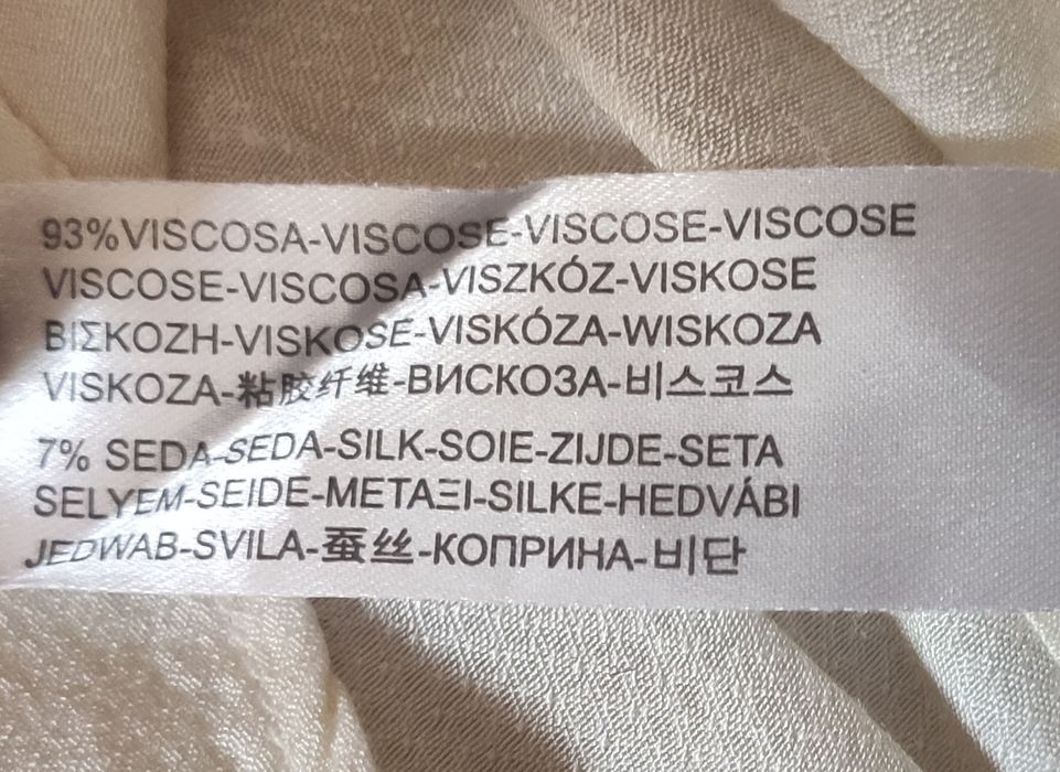 Bluzka Massimo Dutti 38 wiskoza jedwab