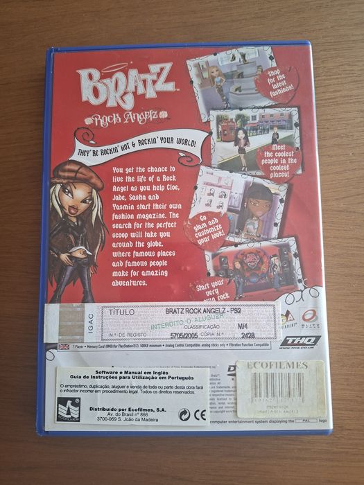 Bratz: Rock Angelz – PlayStation 2 (Completo)