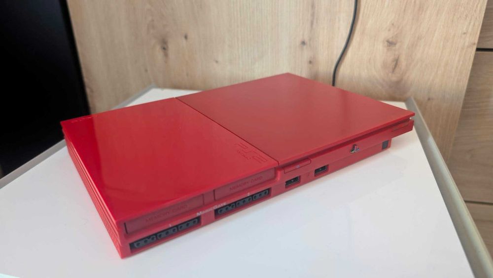 Ps2 Slim Cinnabar Red