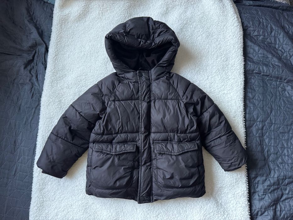 Зимова куртка пуфер Zara 104 чорна