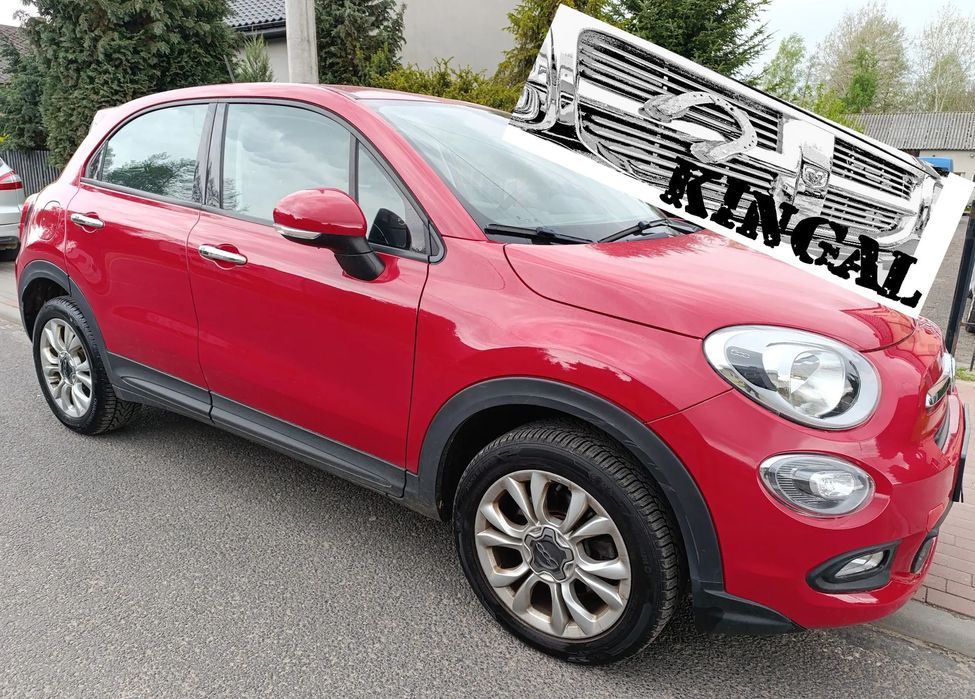 Fiat 500X 1.6 benzyna 2017r serwisowany klimatronik grzane fotele alu PDC