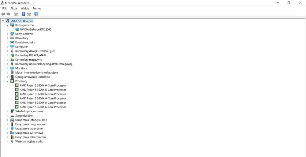 Komputer Gamingowy Ryzen 5 3500x rtx 2060