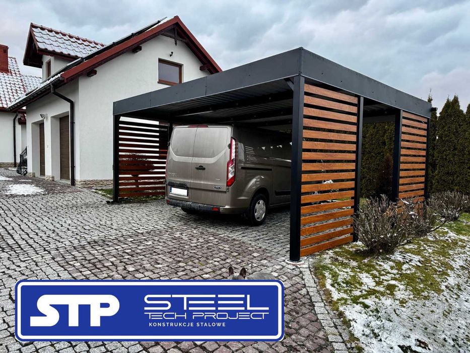 Carport 6x6 6x3 Wiata Samochodowa Altana Metalowa