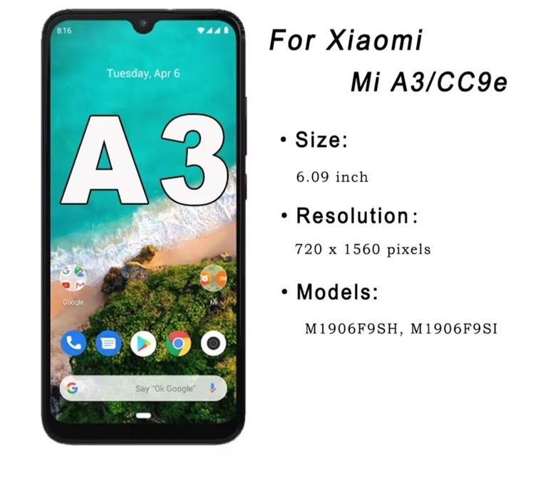 Дисплей  xiaomi mi A3