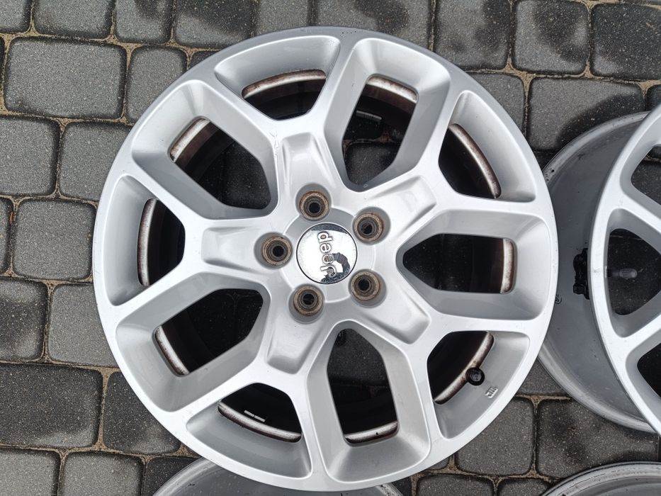 Felgi17 5*110 oryg Jeep Compas czujniki stan bdb kpl