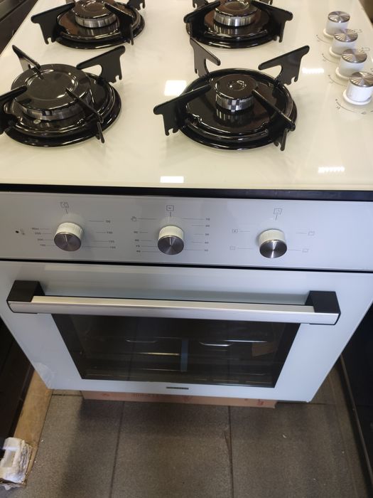 Электрический духовой шкаф и газовую поверхность Турция Материал стекл