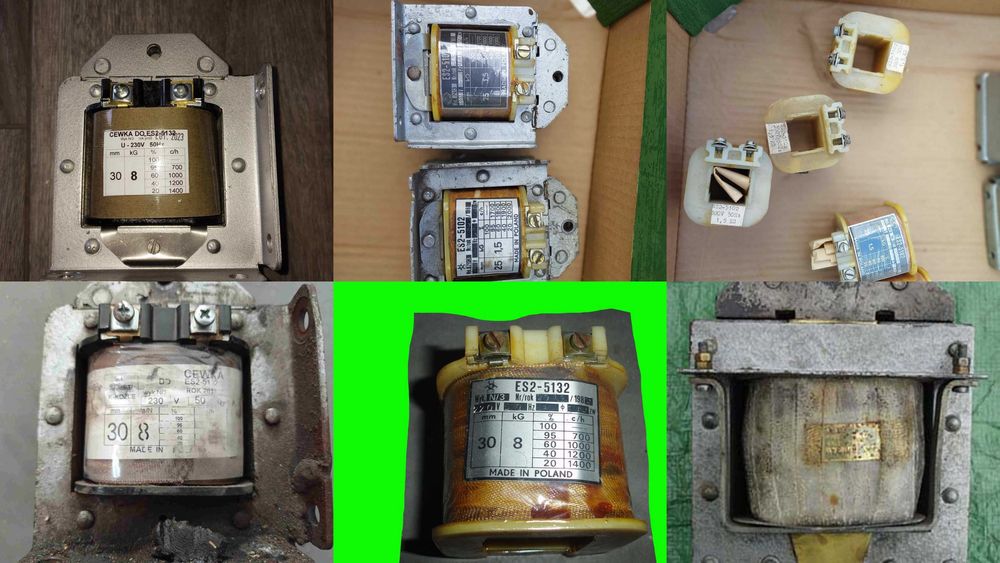 Elektromagnes ES 1,5-8-15-25Kg cewka prasa pralka maszyna firma