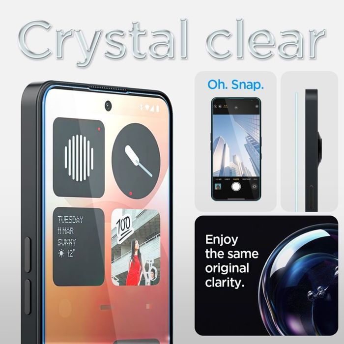 Spigen GLAS.TR EZ FIT - Szkło hartowane do Nothing Phone 3a / 3a Pro