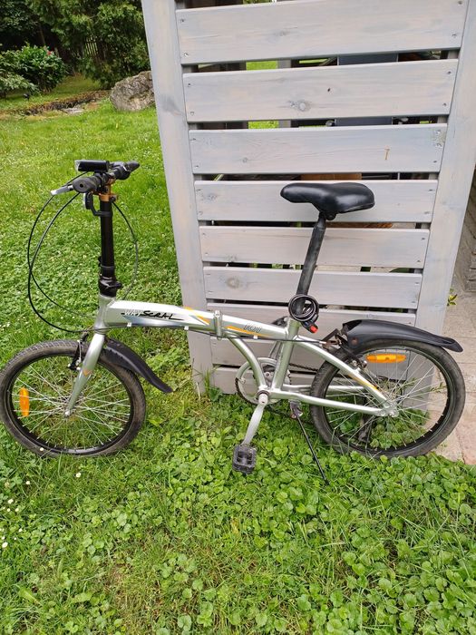 Rower skladany z przerzutkami