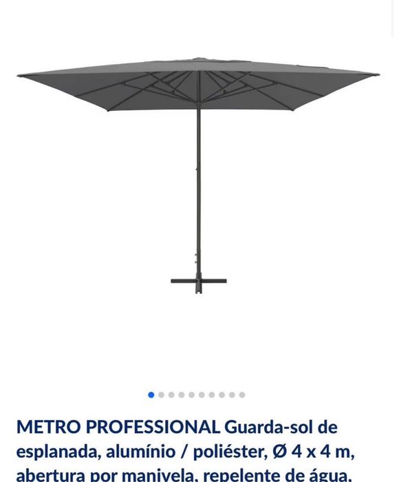 Guarda sóis 4m x 4m