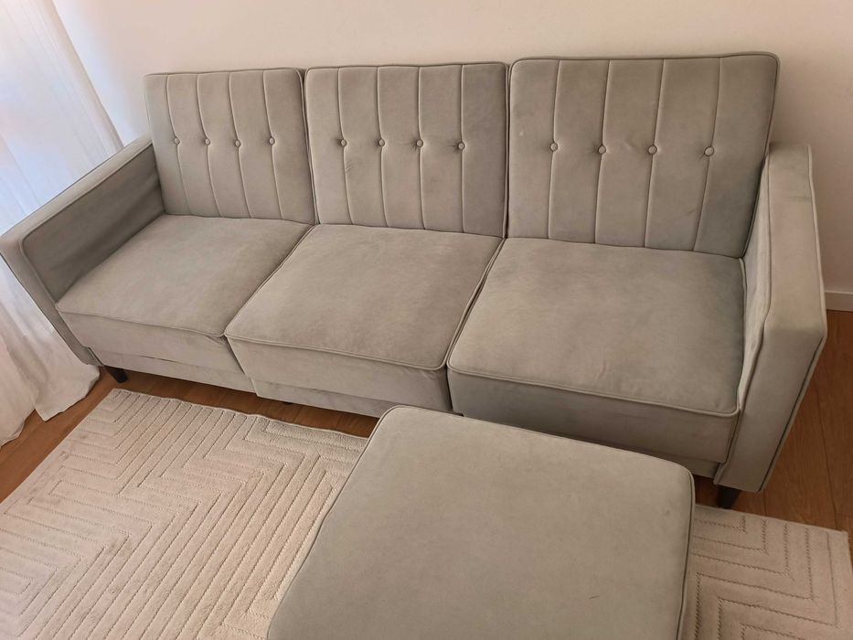 Mesa e sofá cama