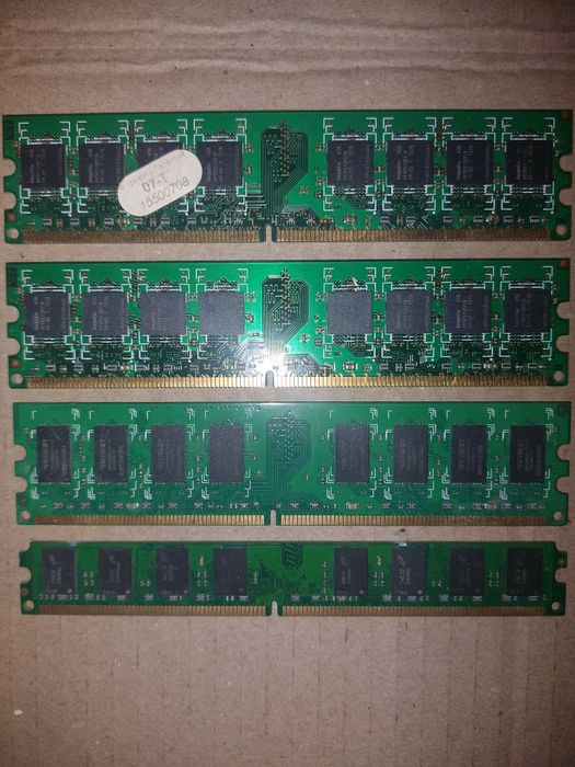 Плата, DDR2 памʼять 1GB / 2GB — Hynix, Patriot, Samsung