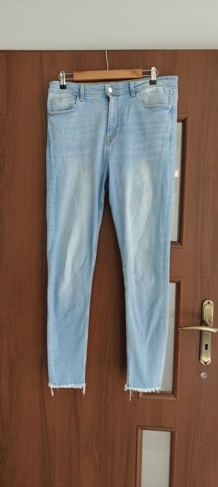 XL 42 L 40 C&A ca spodnie jeansy jasne niebieskie dżinsy skinny