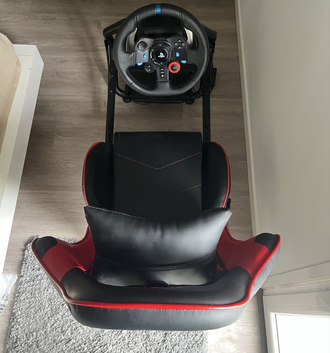 Volante Logitech G29 + Cockpit Simulador RSC1