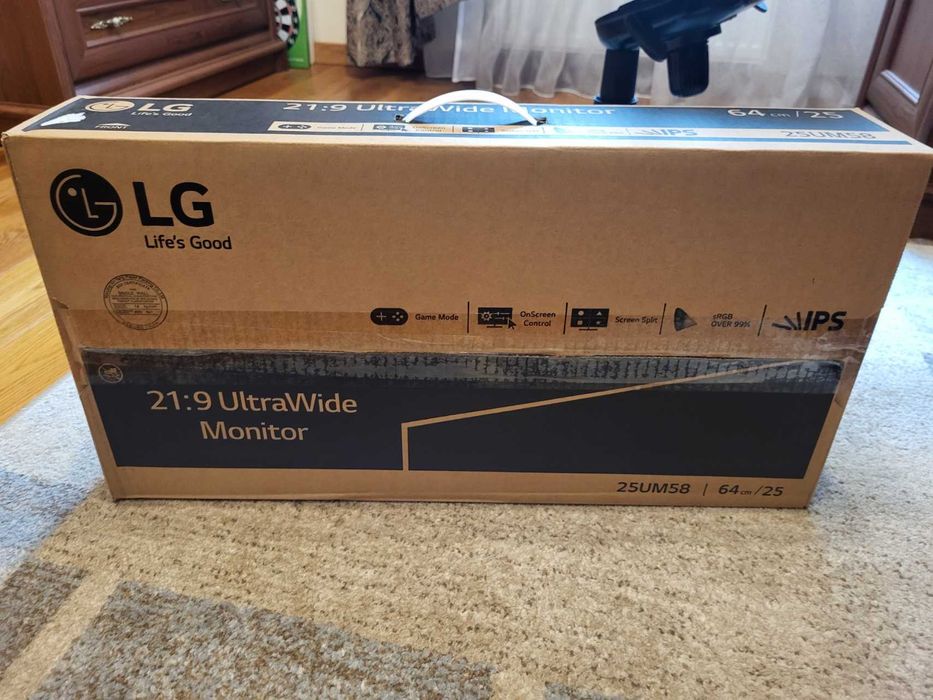 Монітор 25" LG UltraWide 25UM58-P