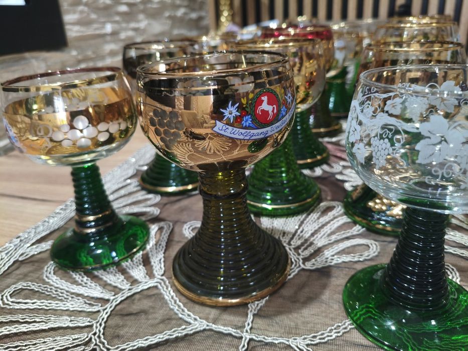 Kieliszki do win Romer antyk vintage
