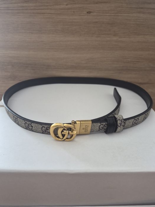 Pasek Gucci Marmont . Gucci  Nowy pasek  GG