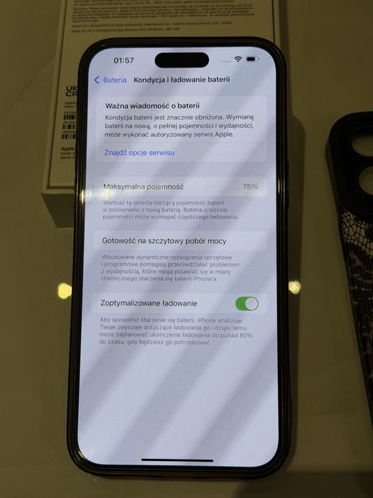 iPhone 14 Pro Max 256 GB - Deep Purple stan idealny