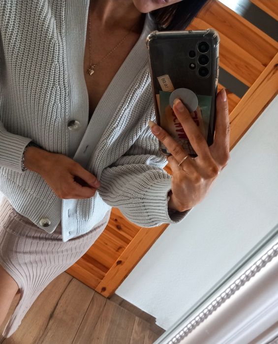 Sweter kardigan piękny XS S