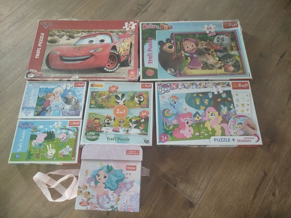 Zestaw puzzli 7 sztuk