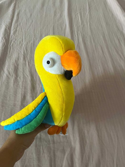 Peluche papagaio Hey Clay, novo com etiqueta