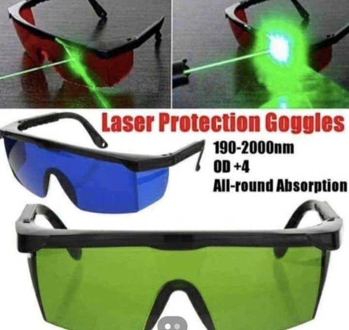 Oculos de protecao laser ou depilacao