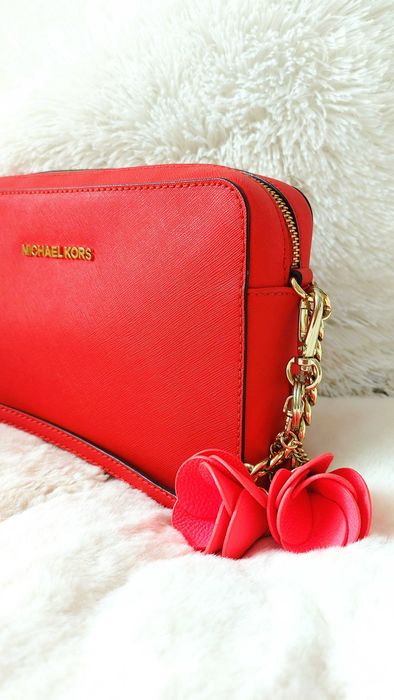 Torba listonoszka Michael Kors Crossbody Jet Set Travel Mandarin