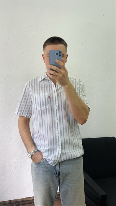 NEW ! Original ! Чоловіча сорочка Levi’s  з коротким рукаовом