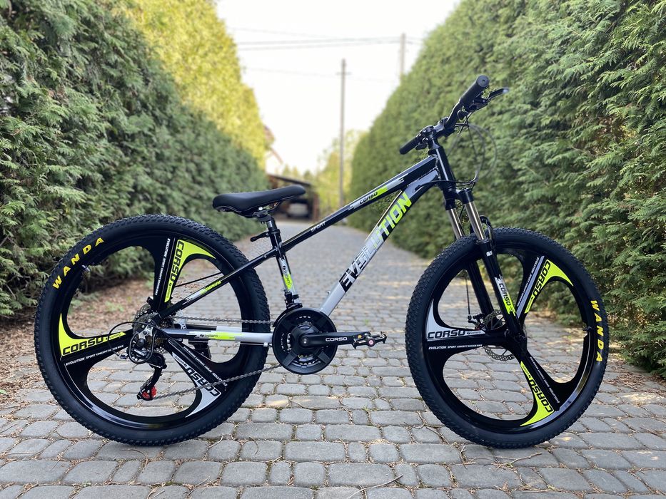 Алюмінієвий велосипед Corso Evolution 26 на литих дисках