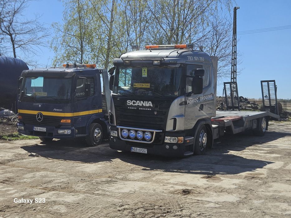 Transport autolaweta