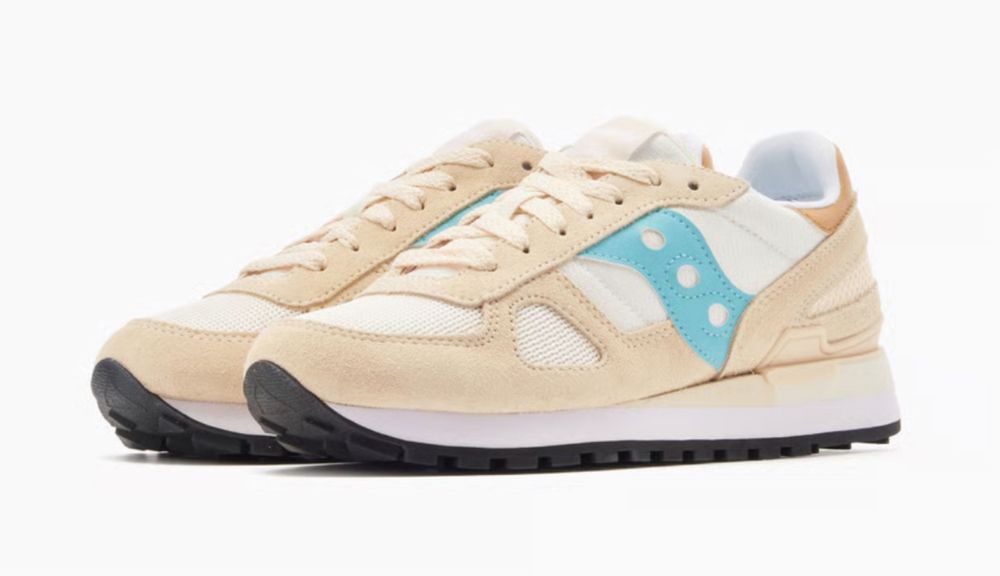 Кросівки Saucony Shadow бежеві нові оригінал спортивні замшеві 44 світ